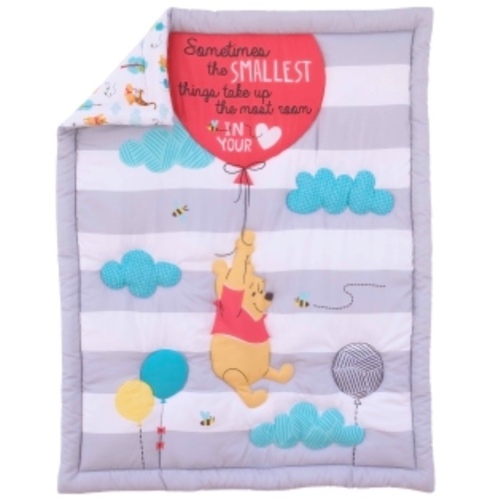 NWT! Adorable Disney’s Winnie the Pooh 3 Piece Bedding Set! 🐻🍯 - Picture 2 of 5